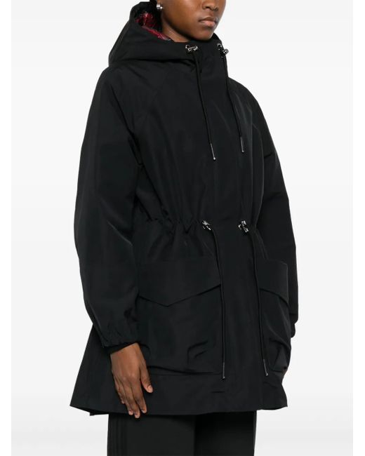 Moose Knuckles Black Hooded Jacket