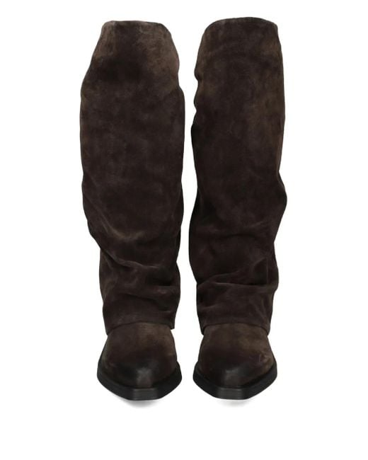 Ash Liam Suede Boots Black