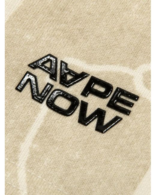 Aape By A Bathing Ape Natural Camouflage Logo Shorts for men