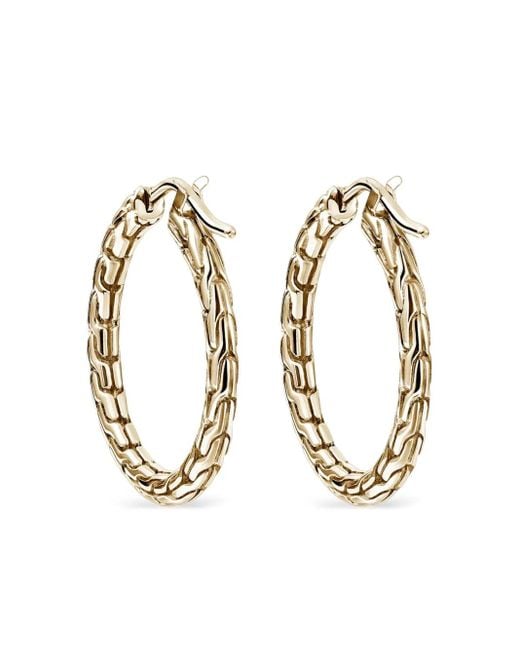 John Hardy Metallic 14K Jh Essential 22Mm Hoop Earrings