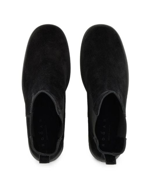 Hogan Black H724 Boots