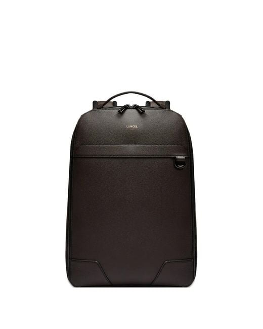 Lancel Black Charlie Backpack for men