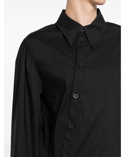 ANDERSSON BELL Black Bouquet Shirt for men