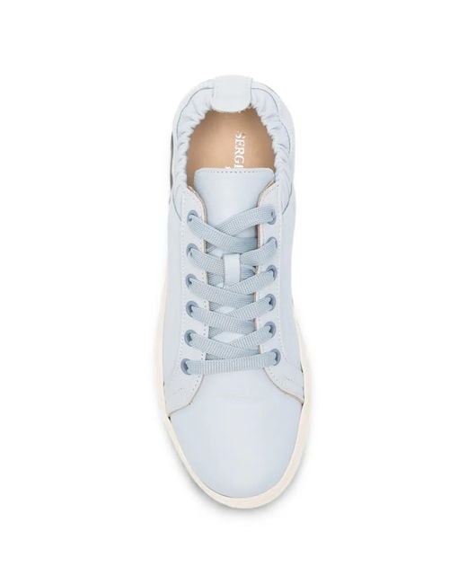 SERGIO MORETTI FIRENZE White Elasticated-Collar Sneakers