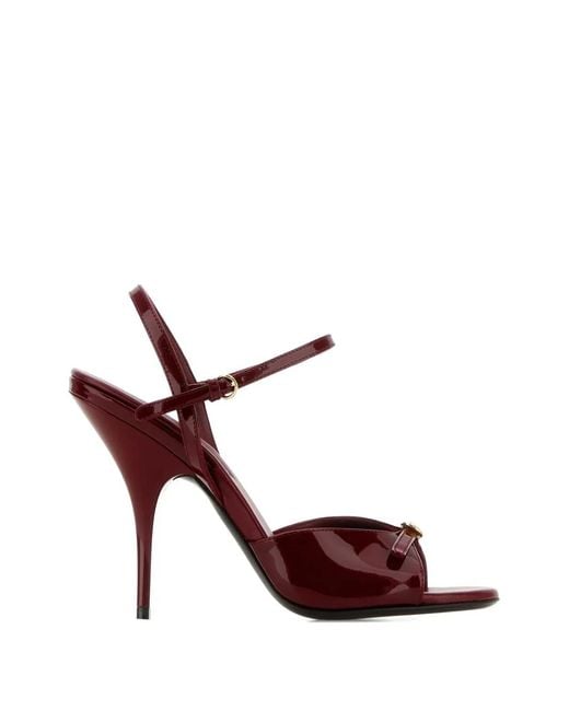 Miu Miu Brown Leather Sandals