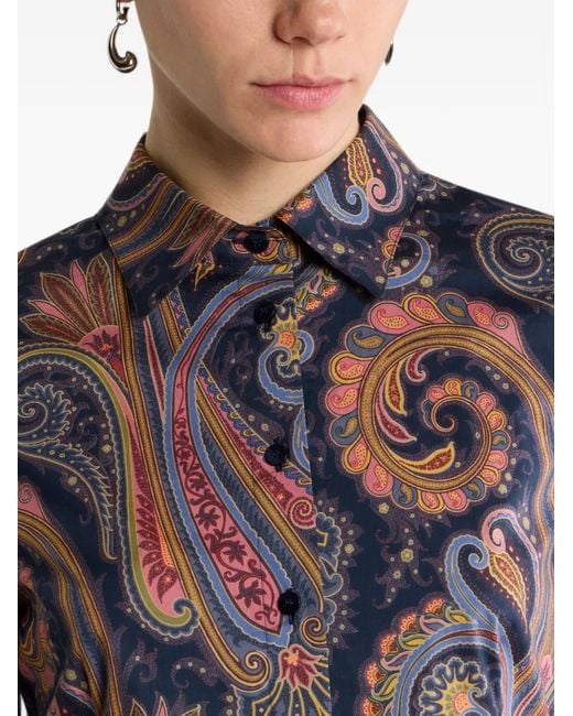 Camicia di Etro in Blue
