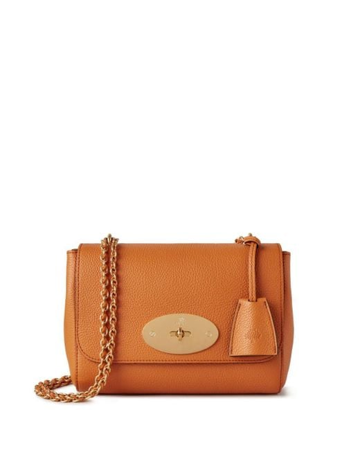Mulberry Brown Small Lily Leather Shoulder Bag