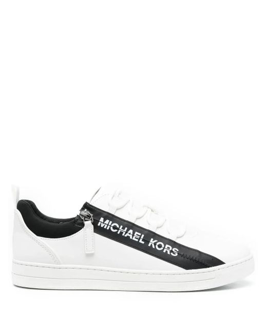 メンズ Michael Kors ロゴ スニーカー White