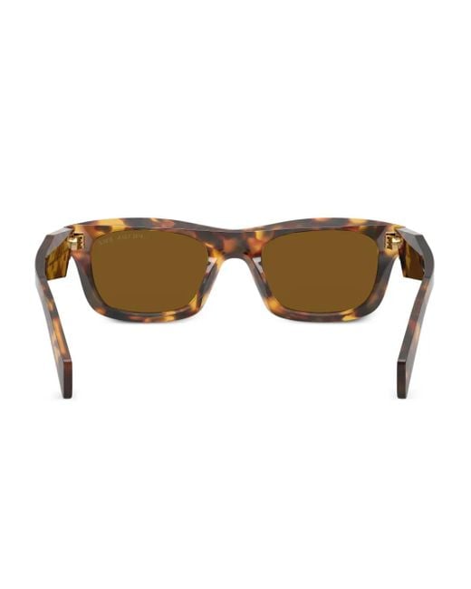 Prada Brown Tortoiseshell Square Sunglasses