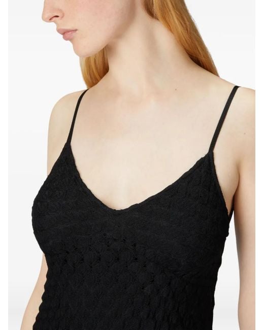 Missoni Gebreide Mini-Jurk in het Black