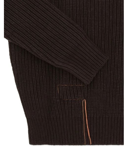 Fortela Black Leona Ribbed Sweater