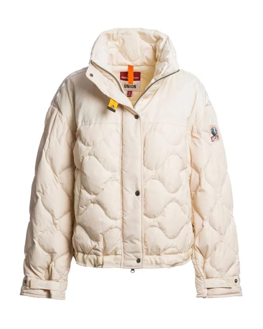 Parajumpers Natural Quilted Puffer Jacket