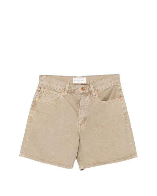 SLVRLAKE Denim Natural Walker Denim Shorts