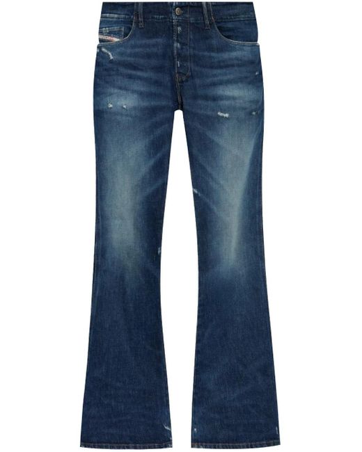 DIESEL Blue D-Backler Bootcut Jeans for men