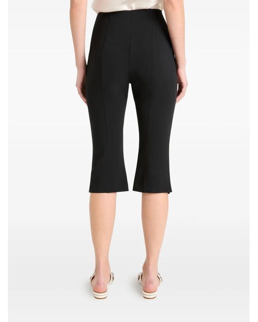 Cinq À Sept Black High-Waist-Hosen