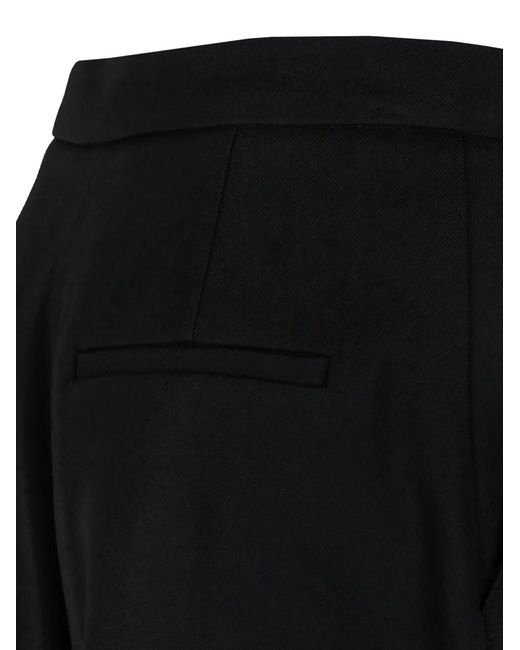 Elisabetta Franchi Black Chain-Embellished Shorts