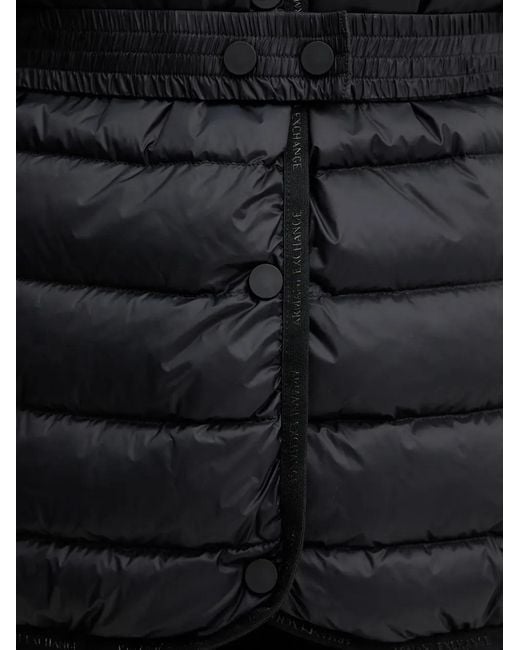 ARMANI EXCHANGE Black Button-Up Jacket