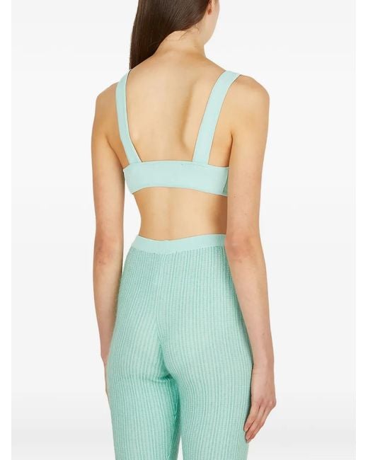 Marco Rambaldi Geribbelde Tanktop in het Green