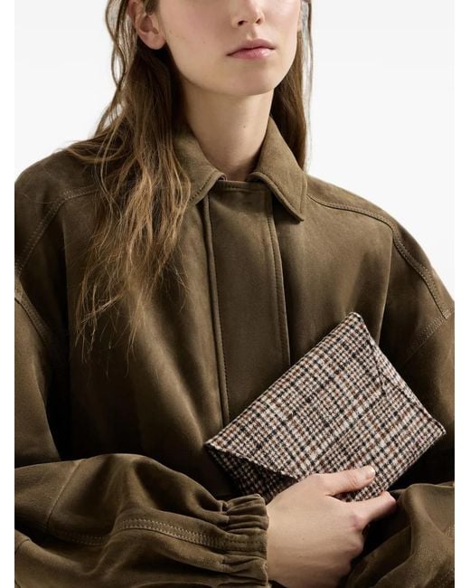 Brunello Cucinelli Gray Duo Pochette