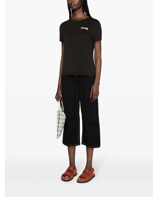 KENZO Black Boke Flower 2.0 T-Shirt With Print