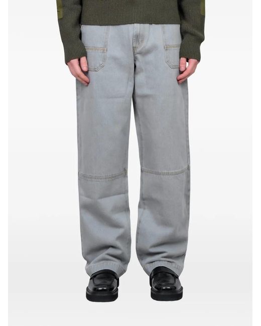 GIMAGUAS Gray Mitch Pocket Trousers for men