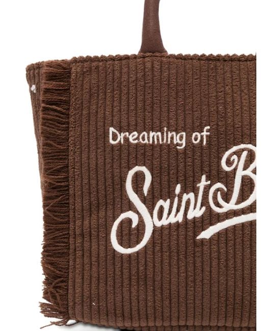 Mc2 Saint Barth Brown Mini Vanity Tote Bag