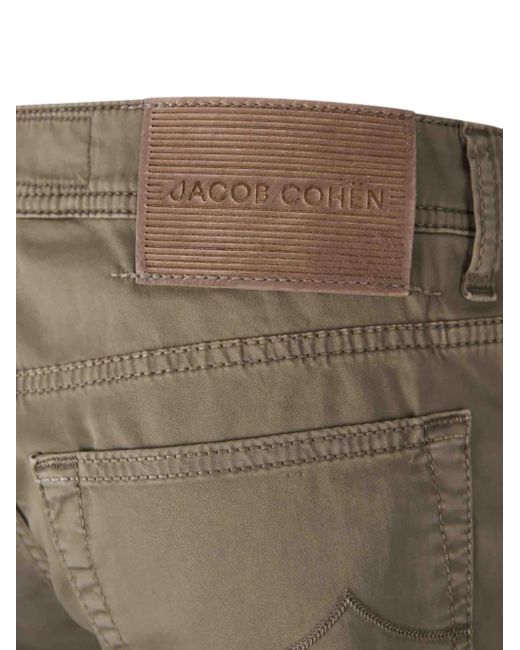 メンズ Jacob Cohen ロゴパッチ パンツ Gray