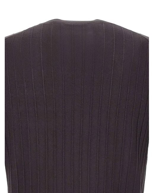 Paolo Pecora Black Silk-Blend T-Shirt for men