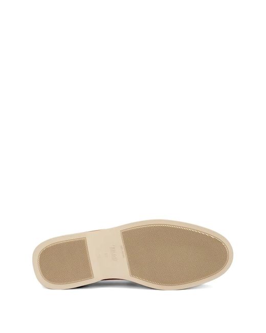 Frau White Mocassins En Daim for men