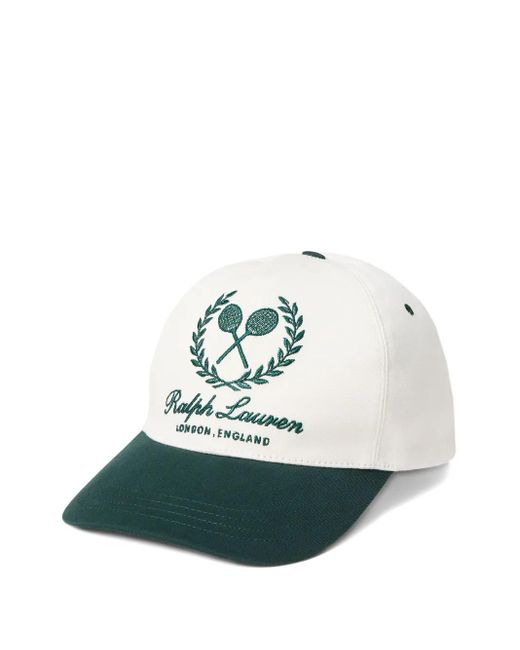Ralph Lauren Green Tennis-Embroidery Baseball Cap for men
