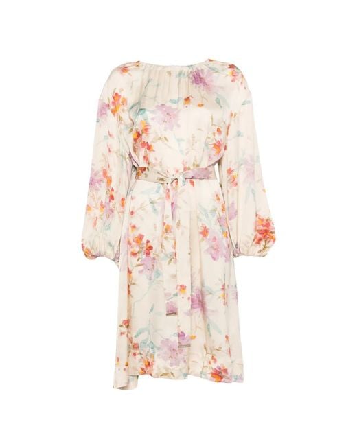 Herno White Viscose Dress