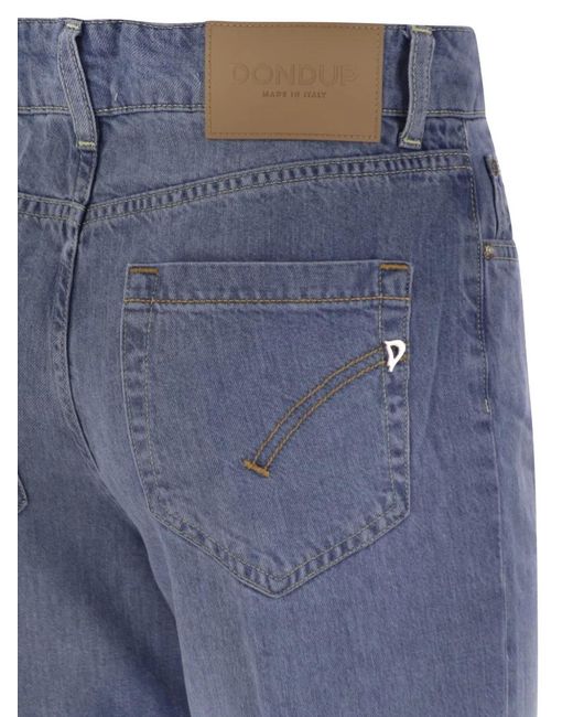 Dondup Blue Koons Jewelled Five-Pocket Jeans