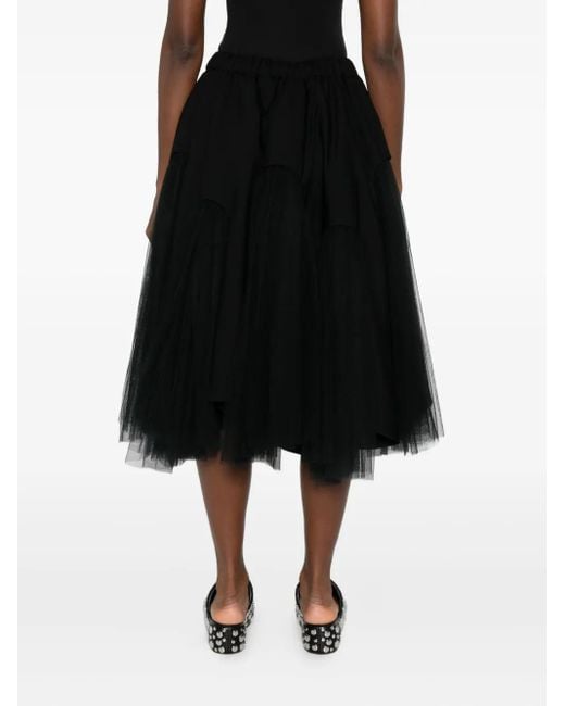 Noir Kei Ninomiya Black Tulle Skirt