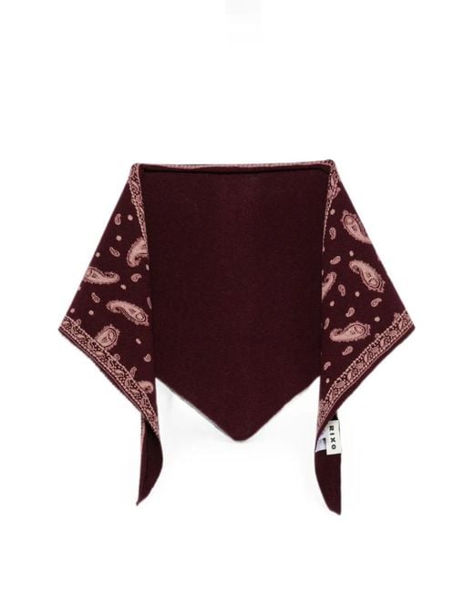 Rixo Red Lianora Scarf