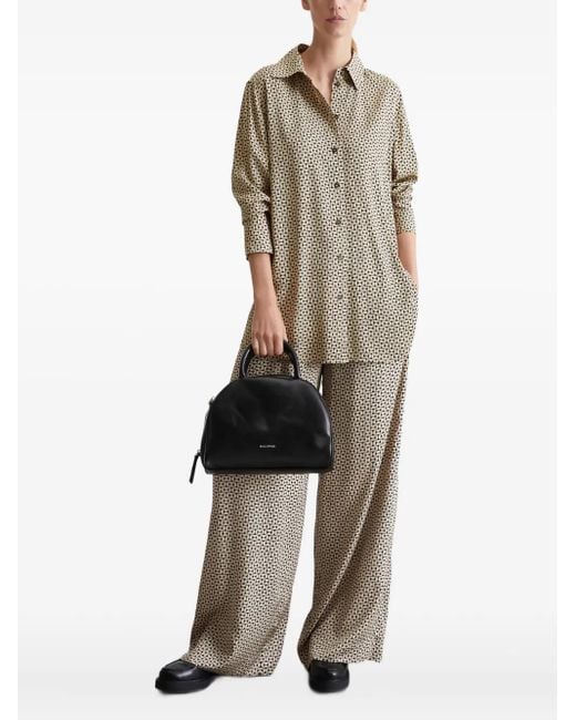 Marc O' Polo Gray Patterned Button-Up Shirt