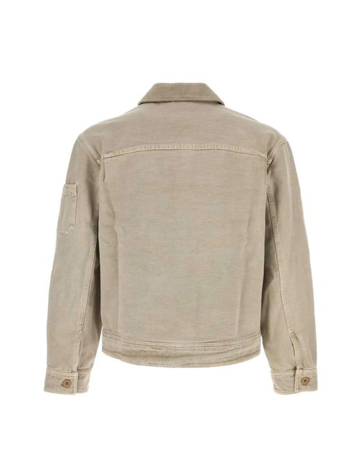 A.P.C. Natural Corduroy-Collar Jacket for men