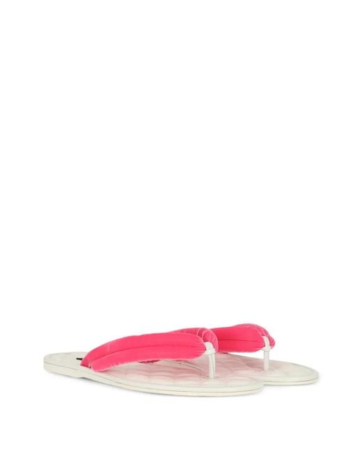 Tom Ford Pink Quilted Flip Flops for men