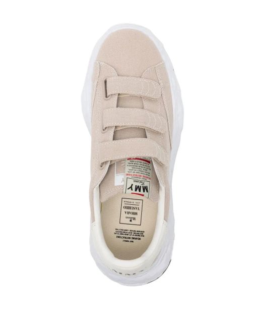 Maison Mihara Yasuhiro White Charles Touch-Strap Sneakers