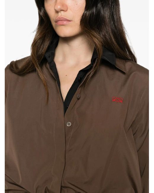 Loewe Brown Cotton Shirt