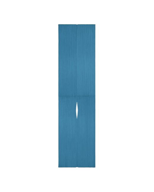 Pleats Please Issey Miyake Blue Sciarpa