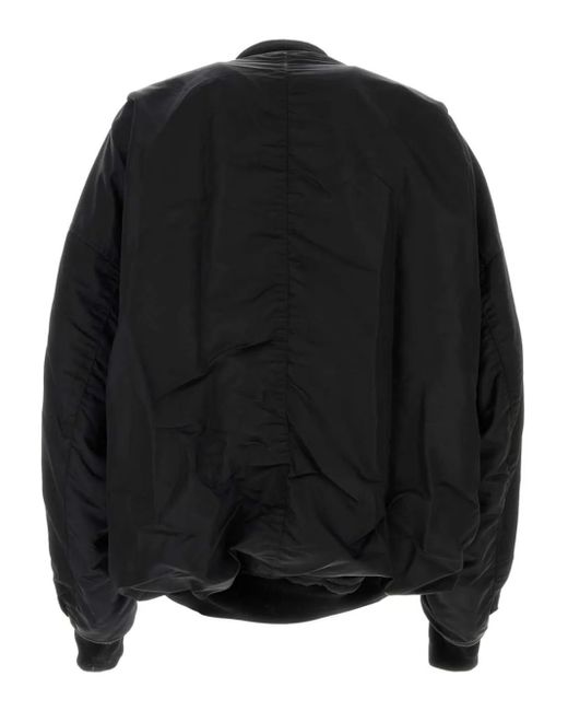 Maison Mihara Yasuhiro Black Zip-Front Bomber Jacket for men