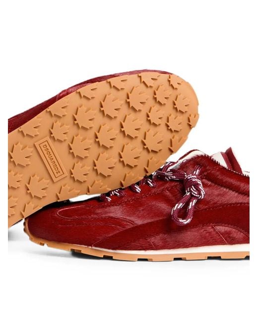 DSquared² Red Dc-642 Sneakers for men