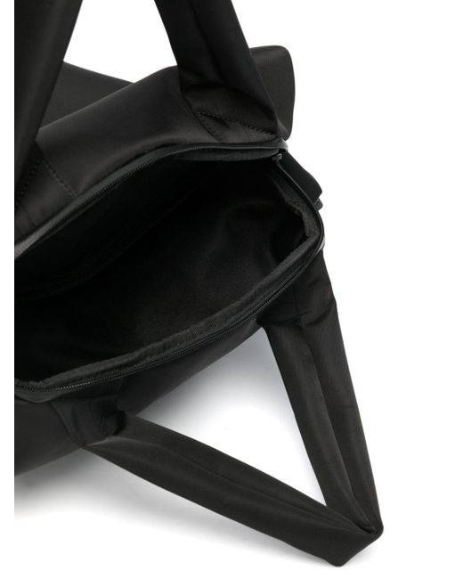 Côte&Ciel Black Rour Logo-print Tote Bag