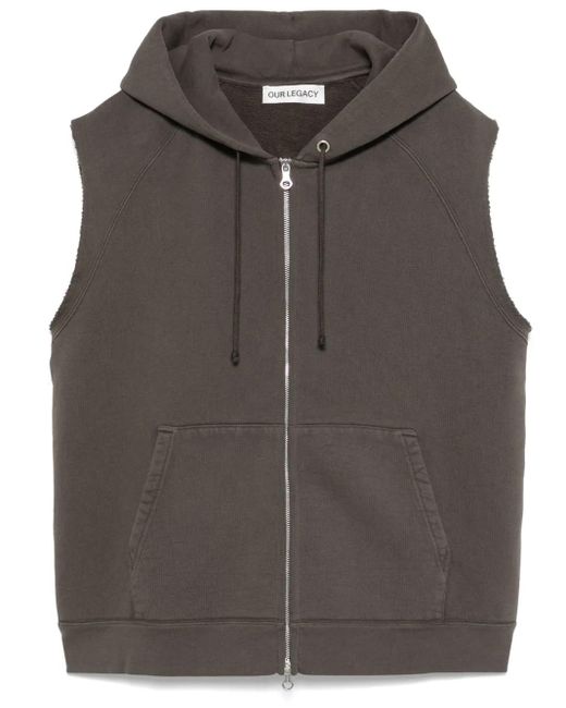 Our Legacy Motor Hood Vest in Grey for Men | Lyst UK