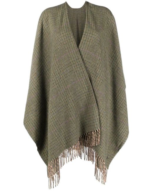 Polo Ralph Lauren Checkpattern Wrap Scarf in Green Lyst