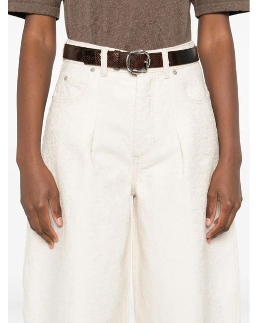 Pantalones Ovalo Jacquemus de color White