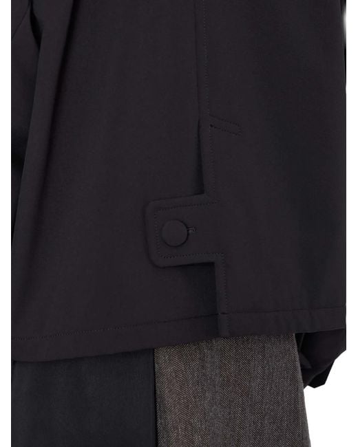 Kolor Jas Met Colourblocking in het Black