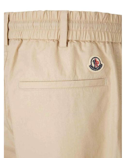 Moncler Cargo Shorts in het Natural voor heren
