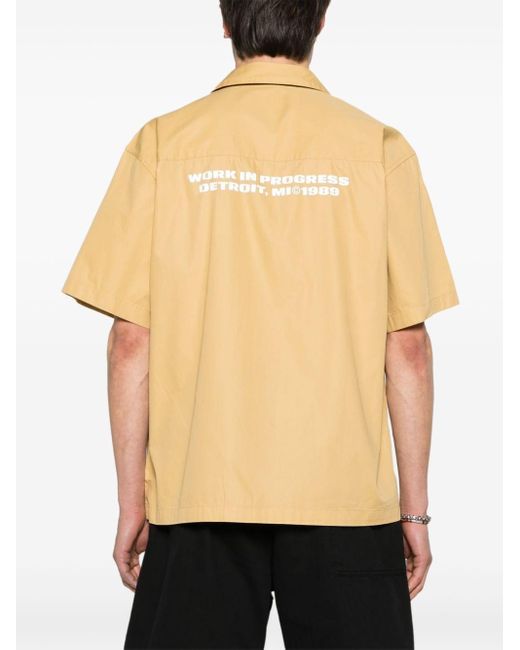 Camisa Link Script Carhartt de hombre de color Yellow