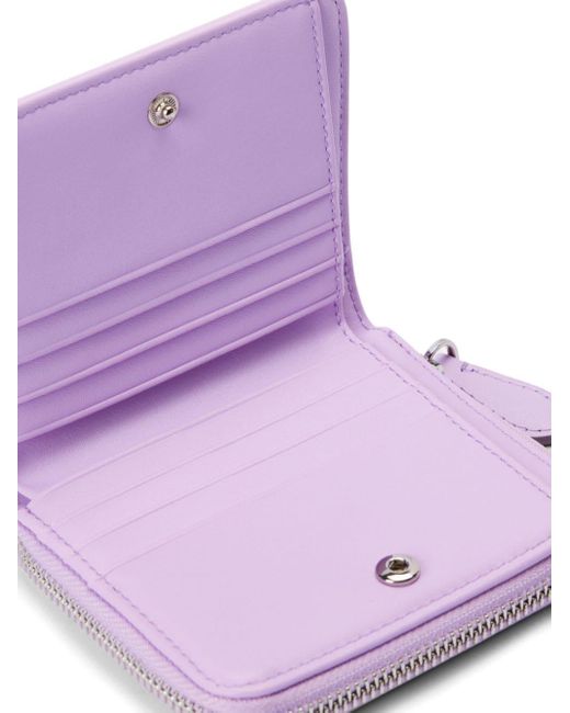 Portafoglio Ikonik Karl di Karl Lagerfeld in Purple